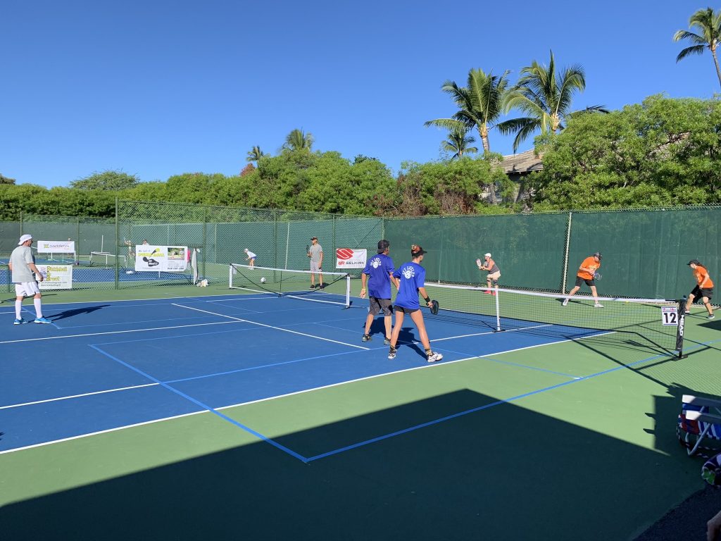 December 59 2019 Maui Pukaball Tournament and clinics at Wailea Tennis